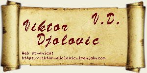 Viktor Đolović vizit kartica